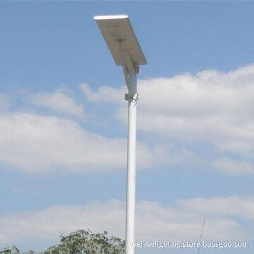 All-in-one solar street light, easy to install with motion sensor, 40W power with lithium battery